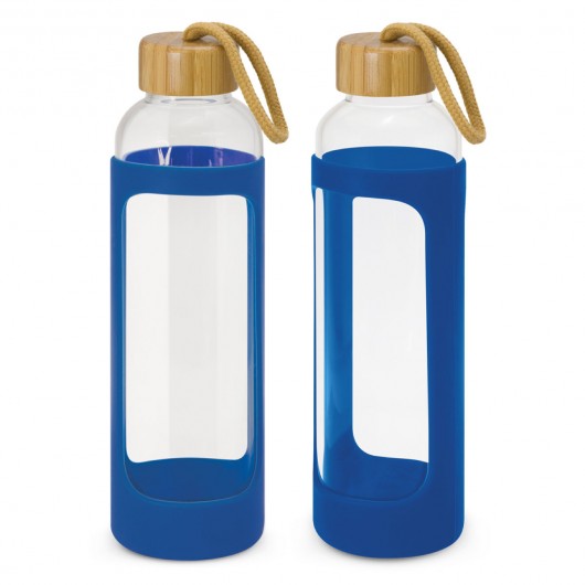 Silicone Canterbury Glass Bottles R Blue